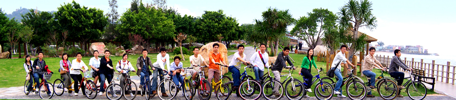 A-OK Bike Staff in Hangzhou Xihu,welcome to hangzhou china!Welcome to A-OK bike Co.,Ltd.