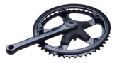 Single steel chainring with cotterless