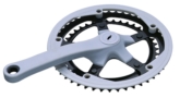 Dual steel chainring
