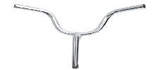 Steel or alloy bmx bike handlebar