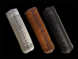 hand seam leather bicycle grip