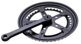 Dual steel chainring