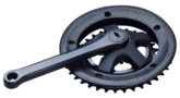 Dual steel chainring