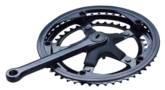 Dual steel chainring