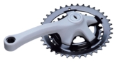 Dual steel chainring