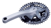 Triple steel chainring