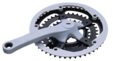 Triple steel chainring