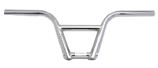 Steel or alloy freestyle bike handlebar