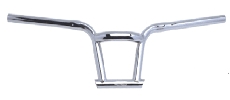 Steel or alloy freestyle bike handlebar