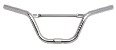 Steel or alloy bmx bike handlebar