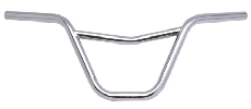 Steel or alloy bmx bike handlebar
