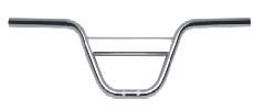 Steel or alloy bmx bike handlebar