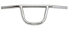 Steel or alloy bmx bike handlebar