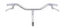 Steel or alloy bmx bike handlebar