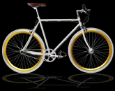 alloy fixed gear bike