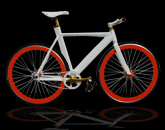 alloy fixed gear bike