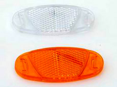 Bicycle wheel reflector