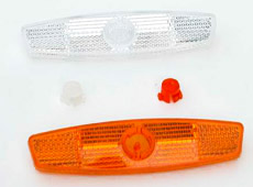 Bicycle wheel reflector
